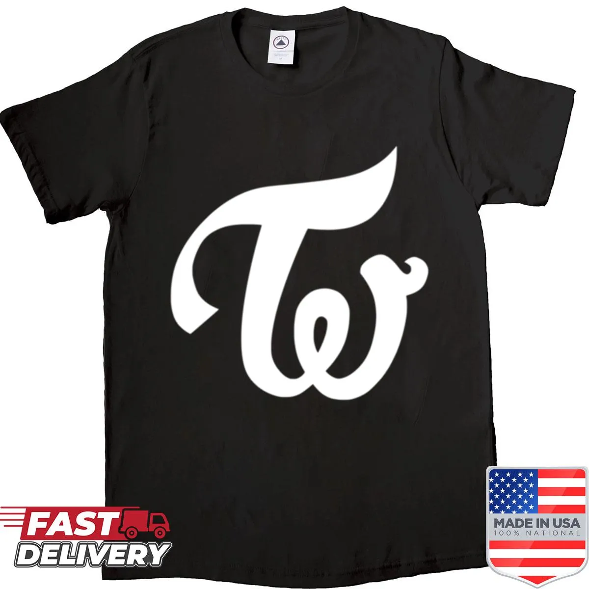 Twice Logo T-shirt featuring bold design