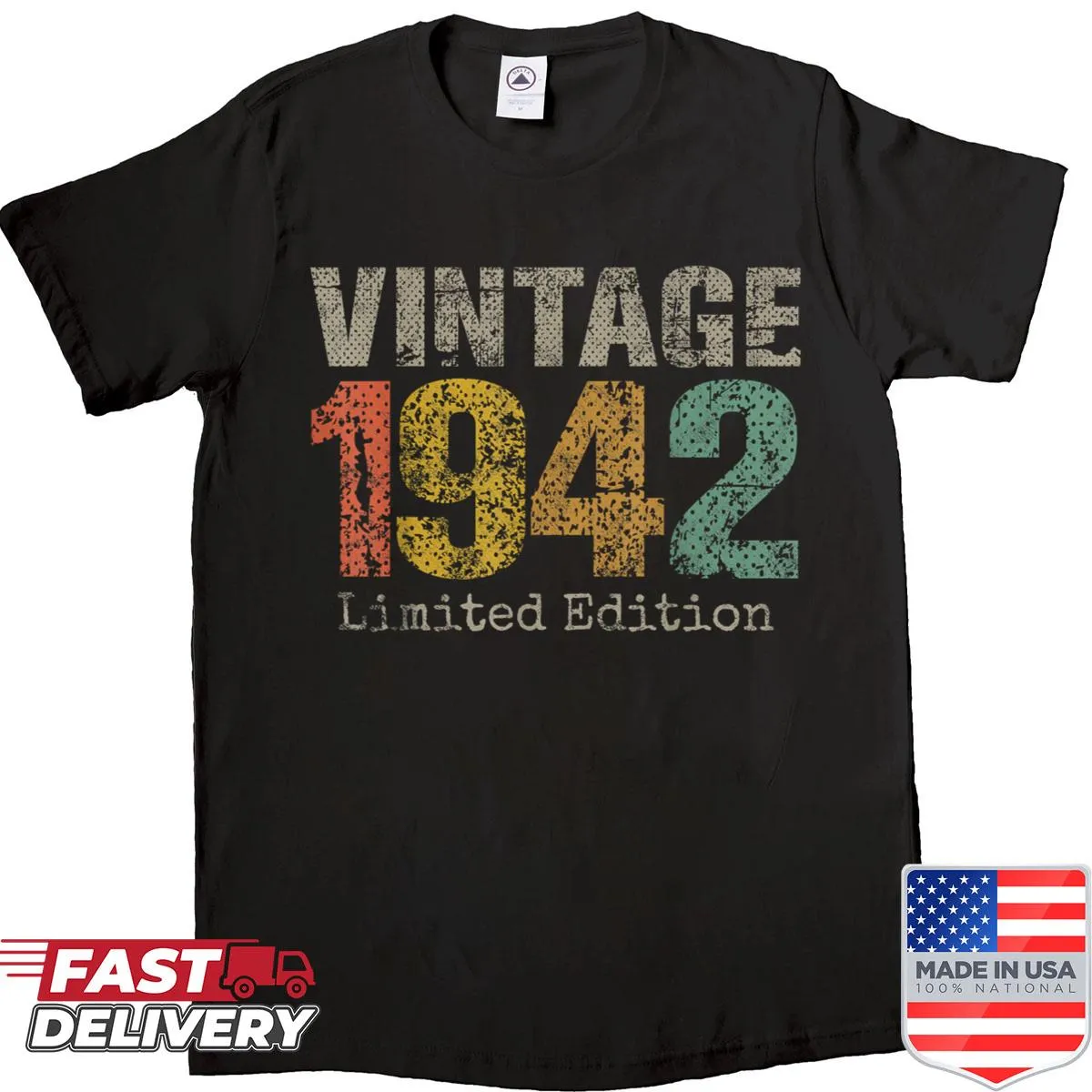 Vintage 83rd Birthday shirt featuring limited edition design