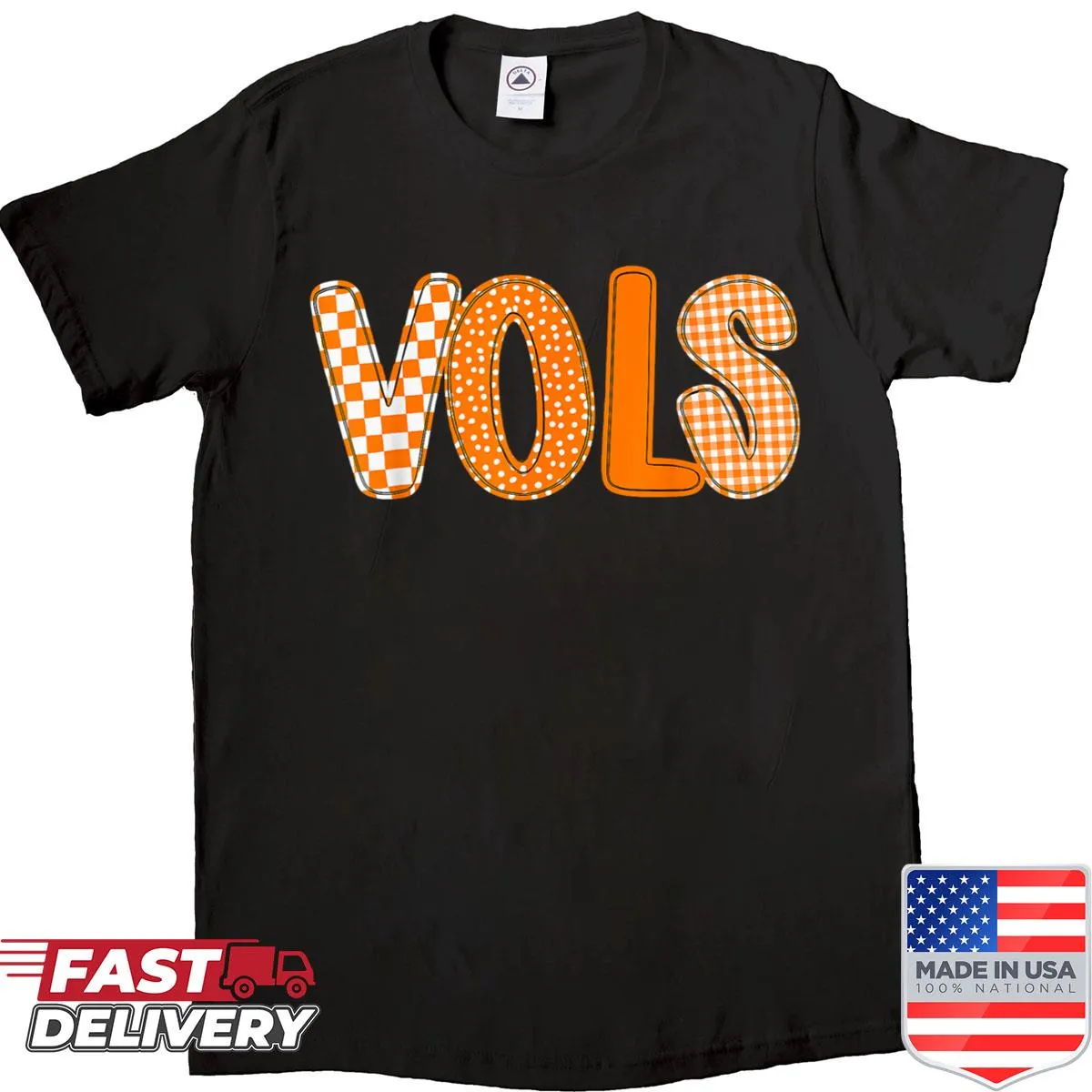 Vintage 90s Vols logo printed on a tee