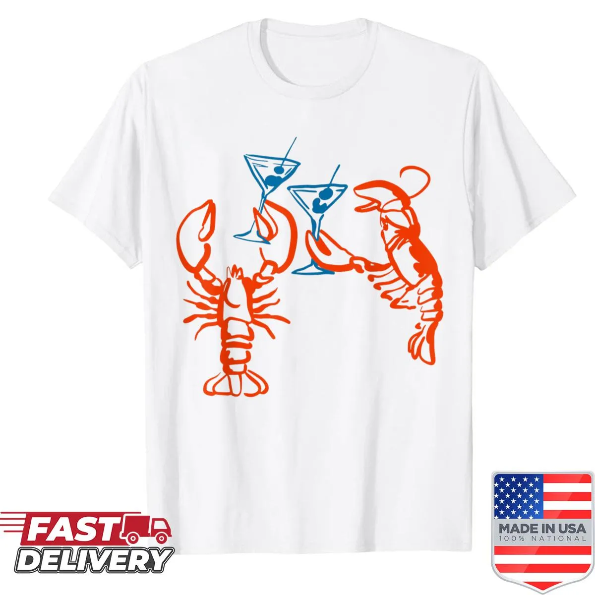 Vintage shirt featuring Red Lobster design