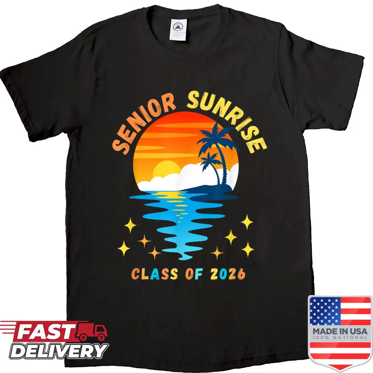 Vintage shirt for Class of 2026 high school seniors