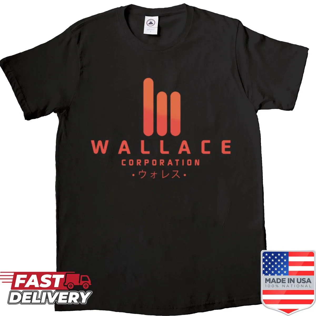Shirt featuring the Wallace Corporation logo