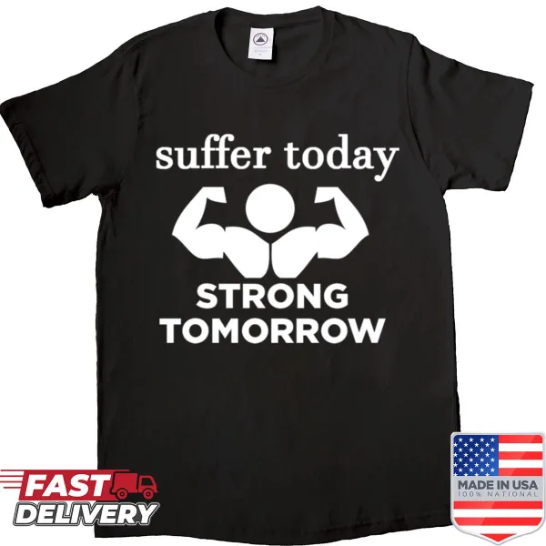 White shirt with an inspirational message 'Be Strong'
