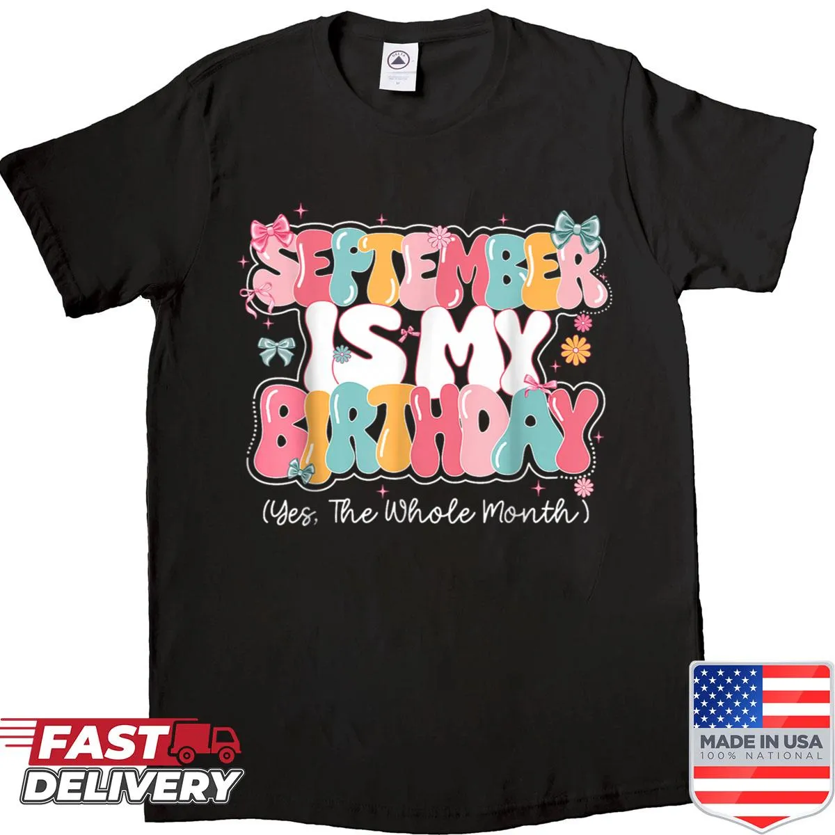 Birthday Queen September shirt for women