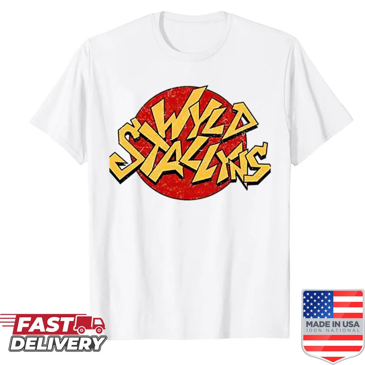 Logo of Wylds Stallyns from the movie on a nostalgic shirt