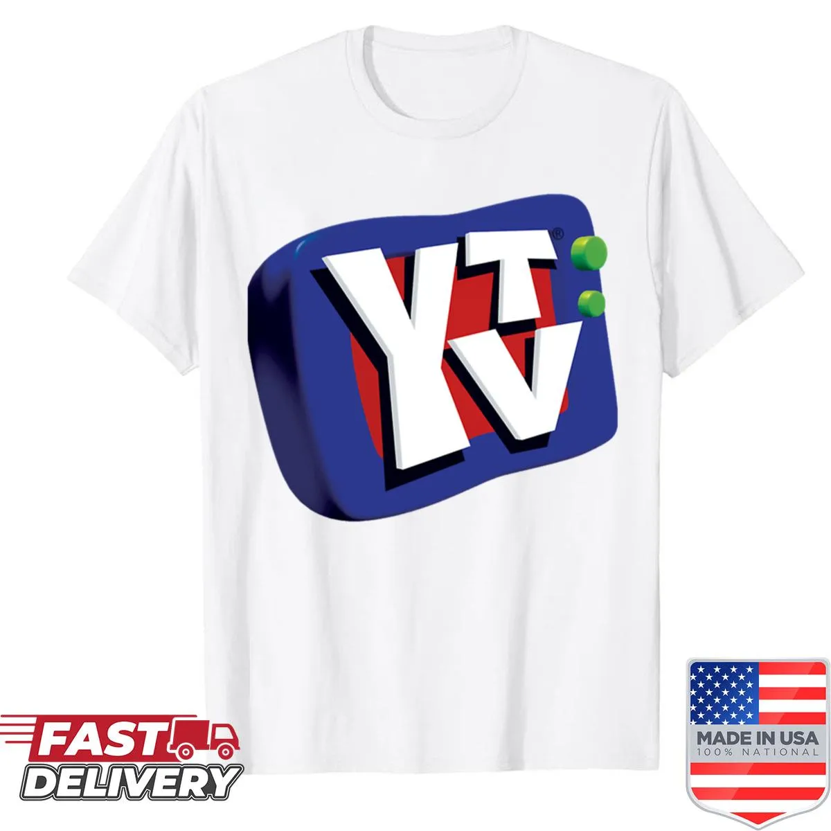 T-shirt featuring the YTV logo