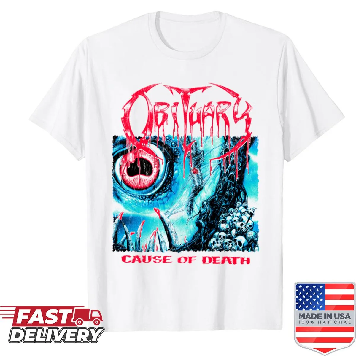Oversized vintage 90s shirt with a retro graphic design