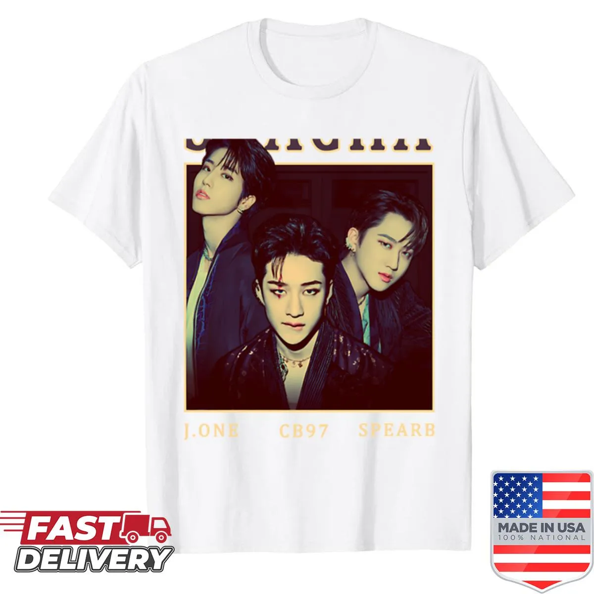 Vintage 3racha Stray Kids Kpop band shirt