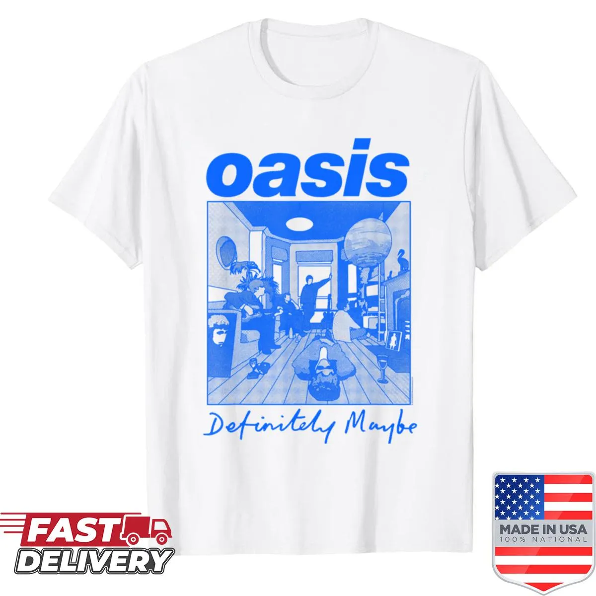 Vintage band logo T-shirt for music lovers