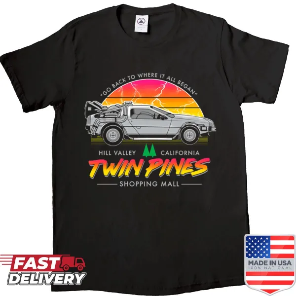 80s sci-fi movie themed shirt with whimsical graphic