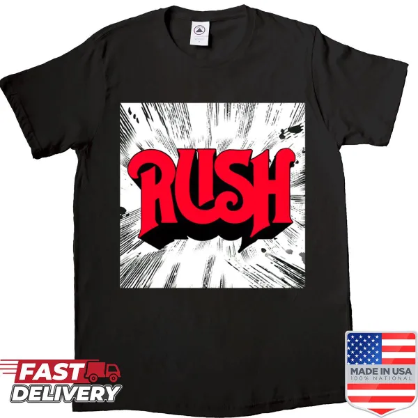 Rushband album cover design T-shirt for music lovers