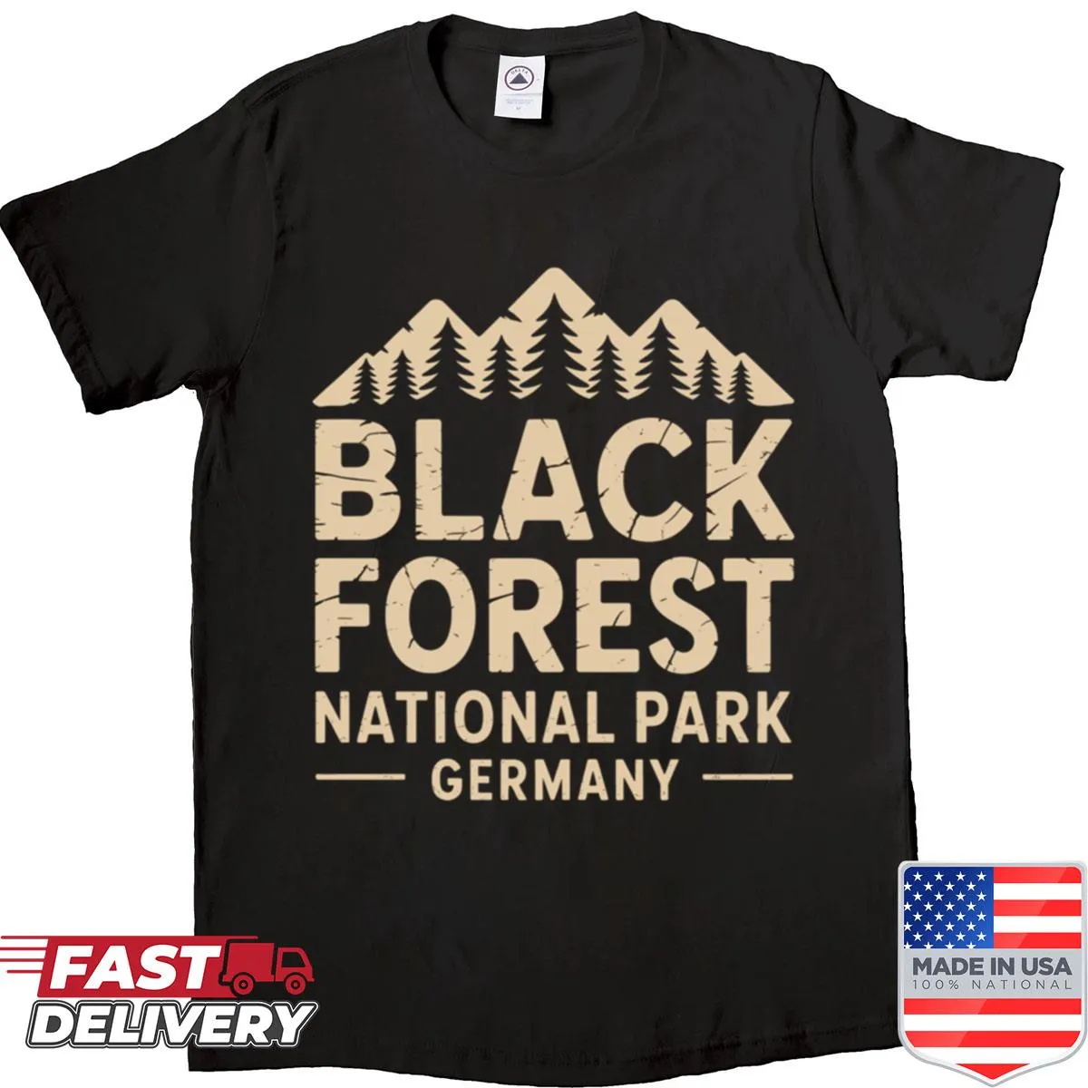 Illustrative shirt featuring the Black Forest National Park in Germany