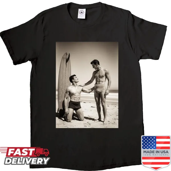 Minimalist California Boys shirt with bold typography