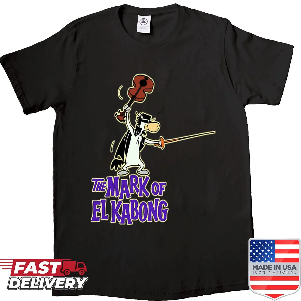 Vintage animated t-shirt featuring a cartoon movie logo