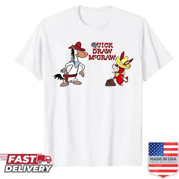Vintage cartoon movie logo T-shirt with retro design