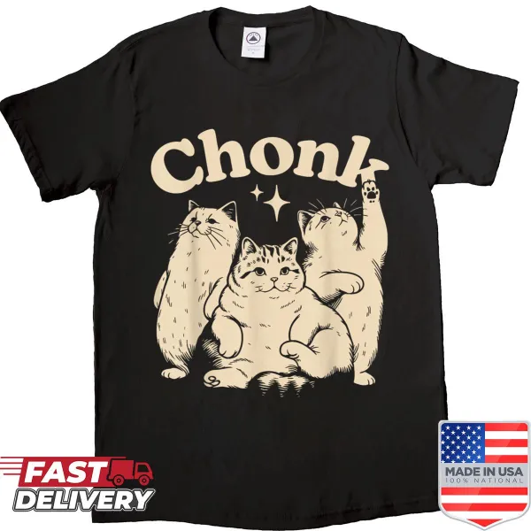 Cute kawaii chonk cat design for kitty lovers.