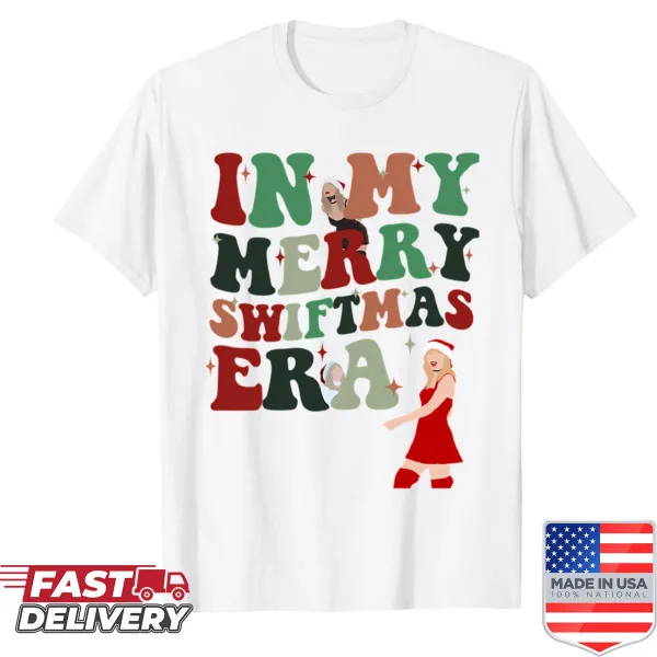 Vintage concert-themed Christmas shirt with music design