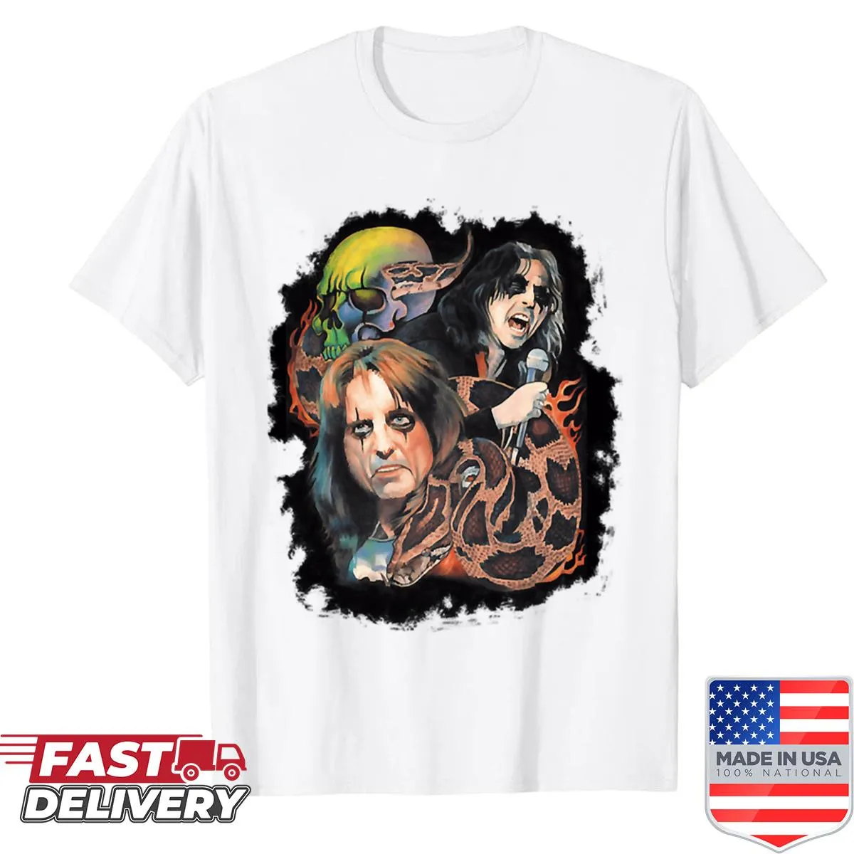 Concert music tour logo T-shirt celebrating artists