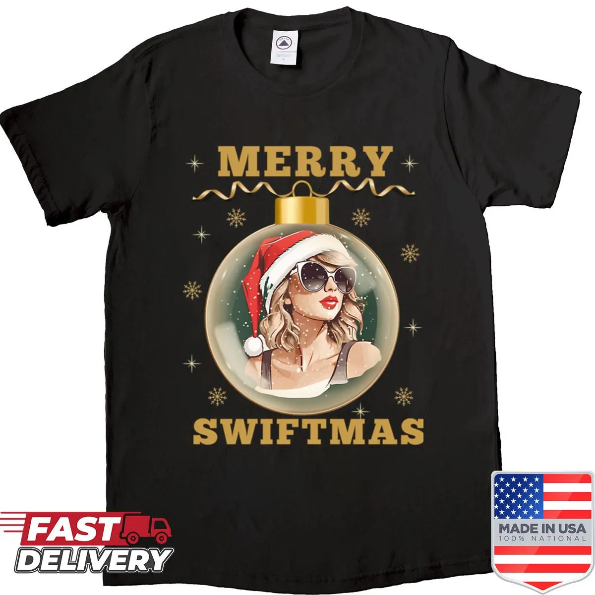 Vintage concert-themed Christmas and Halloween shirt
