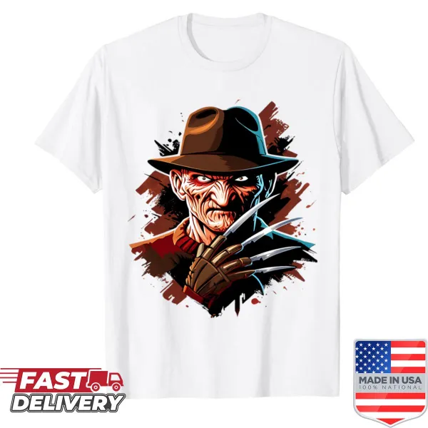 Oversized shirt featuring Freddy Krueger from Nightmare on Elm Street