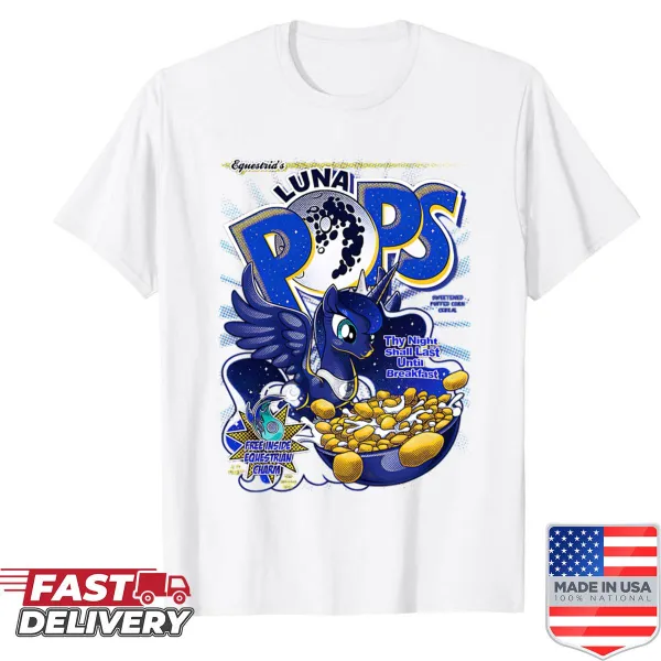 Vintage cartoon movie logo shirt with funny phrases for kids