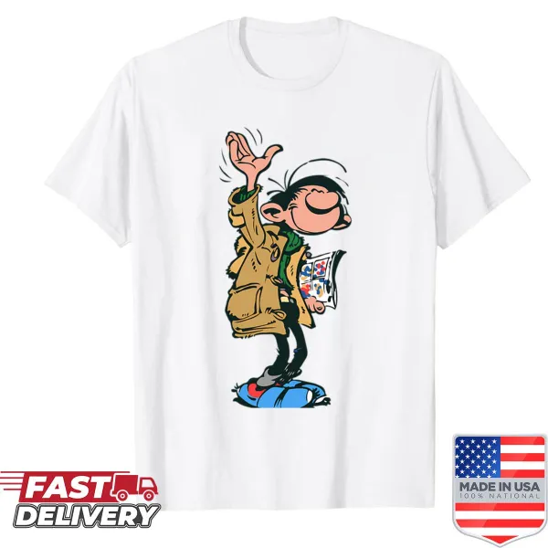 Cartoon vintage movies graphic on a kids birthday shirt