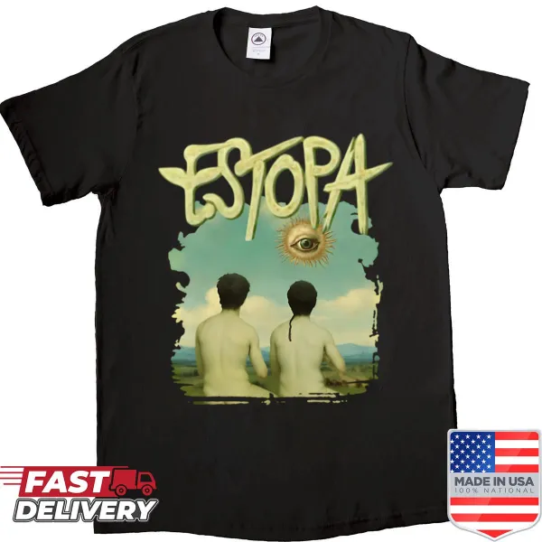 Minimalist oversized shirt with a grunge style inspired by Estopa