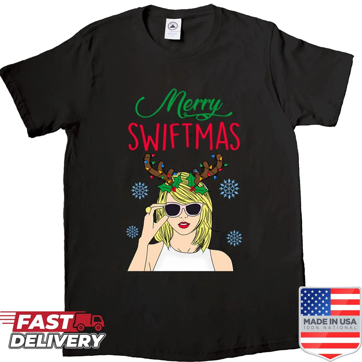Vintage design merging Halloween and Christmas with a music theme