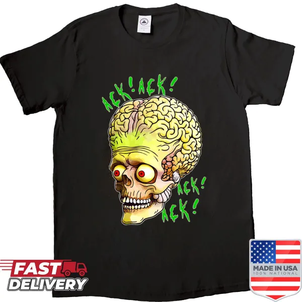 Vintage shirt featuring horror movie logos in an edgy distressed design