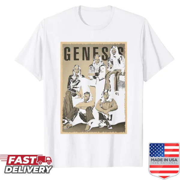 Vintage-style band t-shirt with a classic music logo design