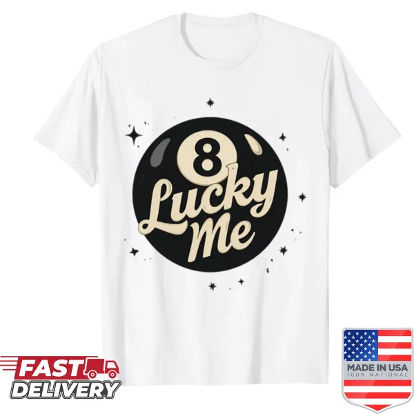 Oversized T-shirt featuring a retro 8 ball design for kids