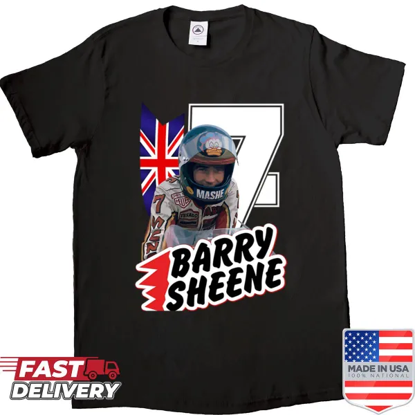 Vintage motorcycle shirt with retro sport logo design