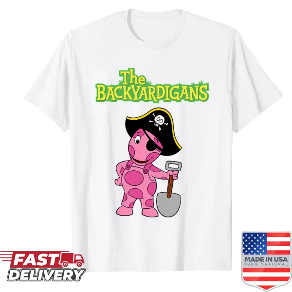 Vintage animated logo cartoon T-shirt design
