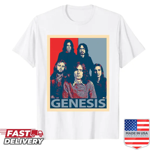Vintage band shirt with a singer tour logo design