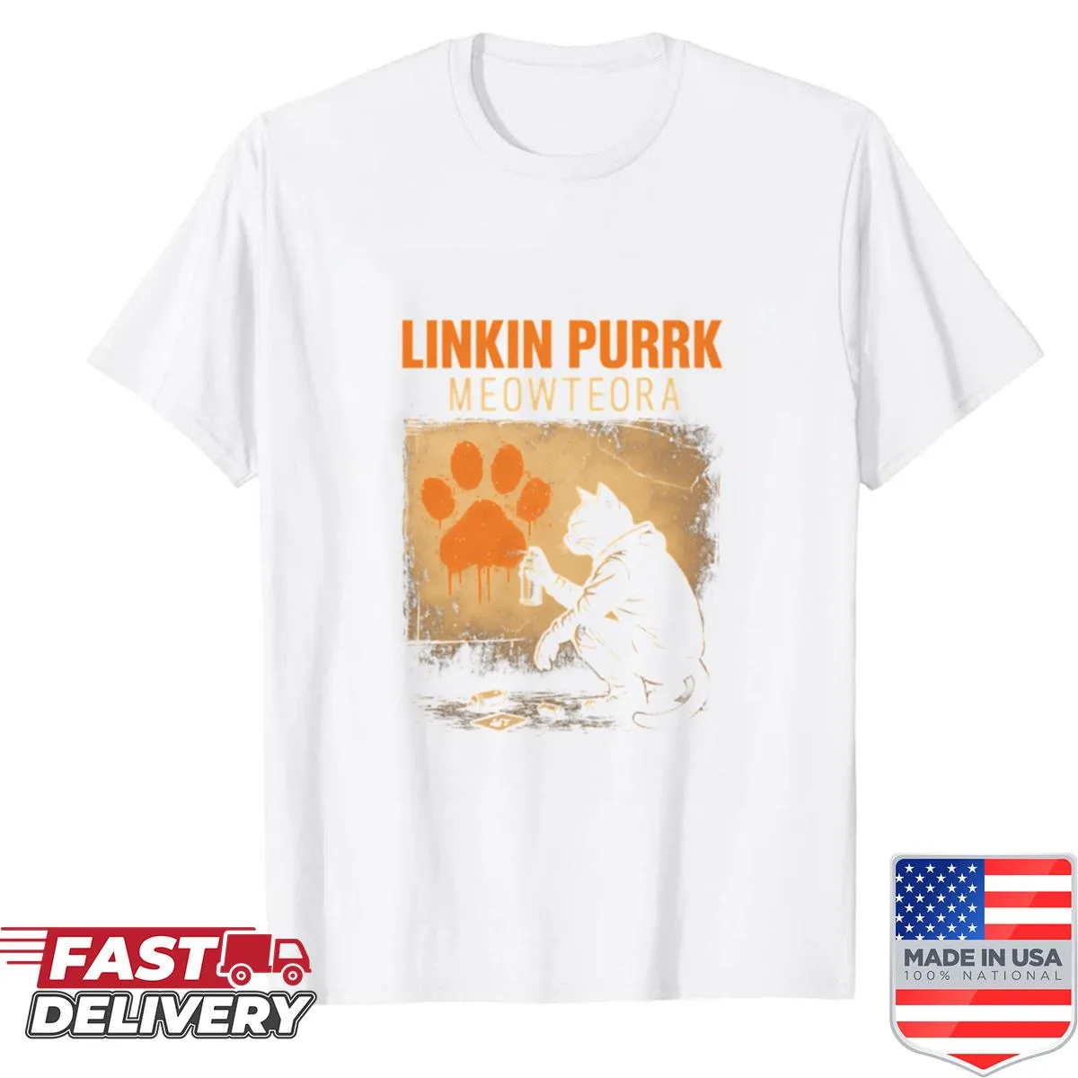Vintage band logo album t-shirt celebrating concert culture