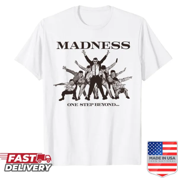 Vintage style summer band logo shirt celebrating music heritage.