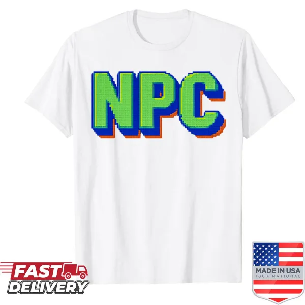 Retro gaming shirt with pixel art design celebrating classic games
