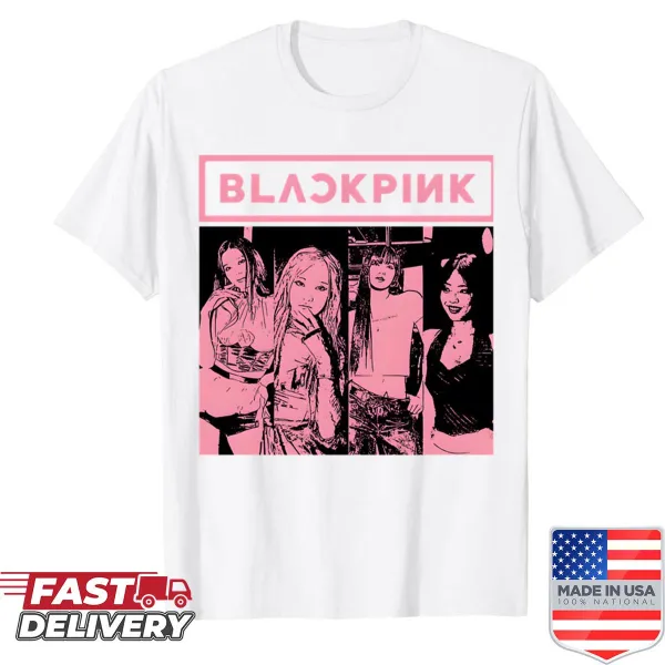 Vintage-inspired pop idol shirt with fun graphics
