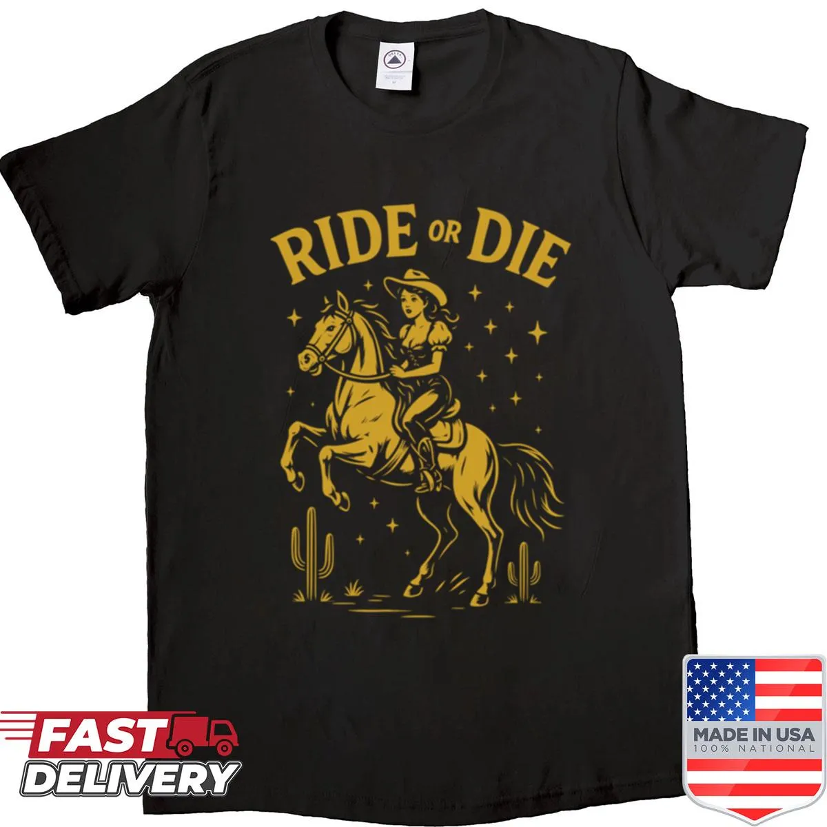 Vintage rugged shirt featuring country-themed text for Southern girls