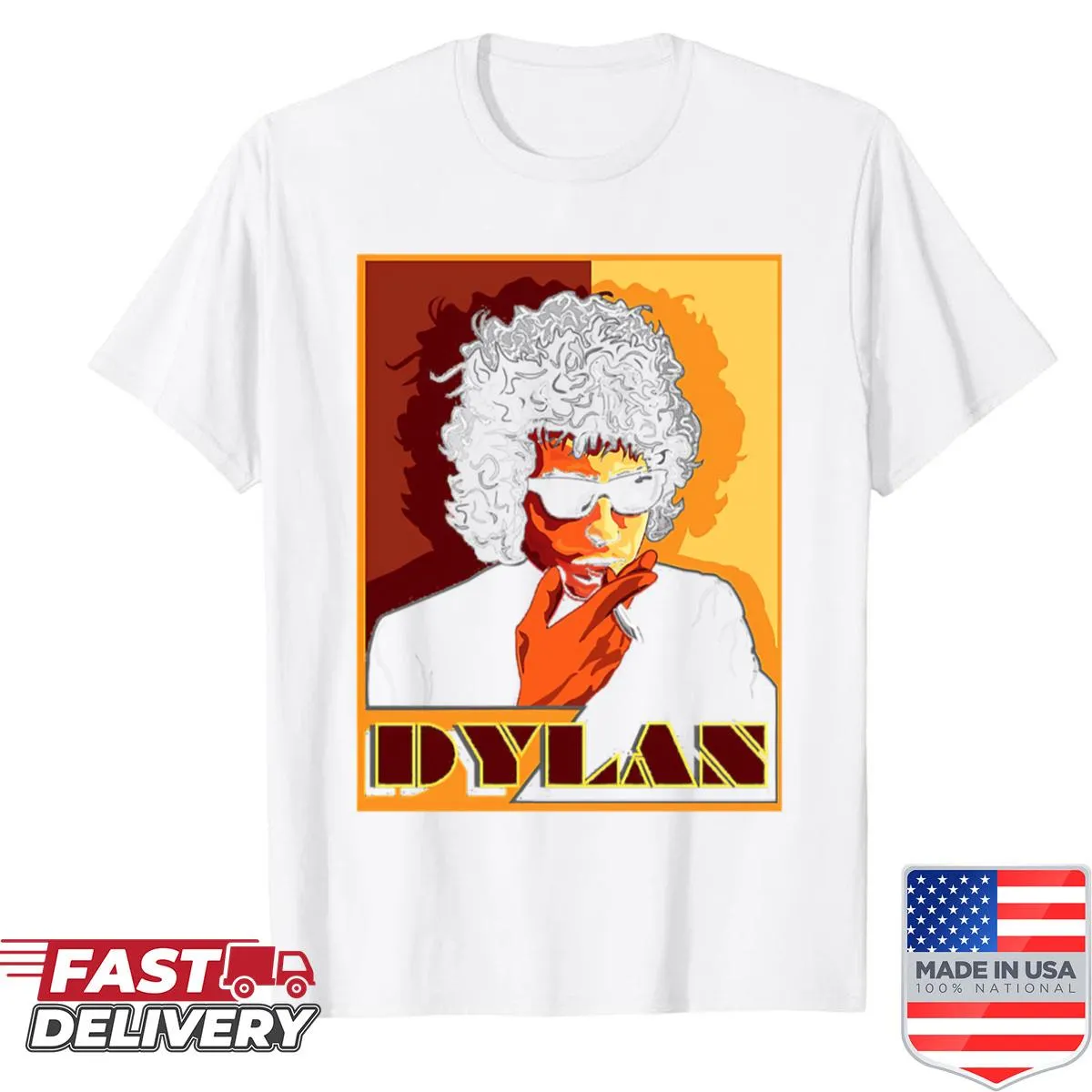 Vintage music tour shirt celebrating rock legends