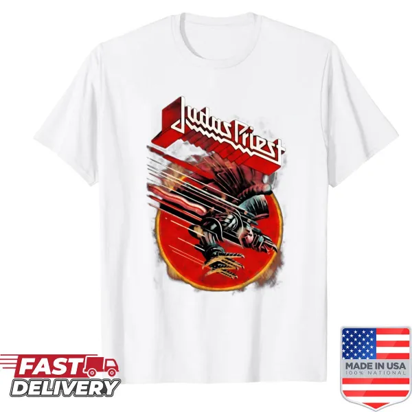 Illustration of a rusty tin robot with gears and dials on a shirt