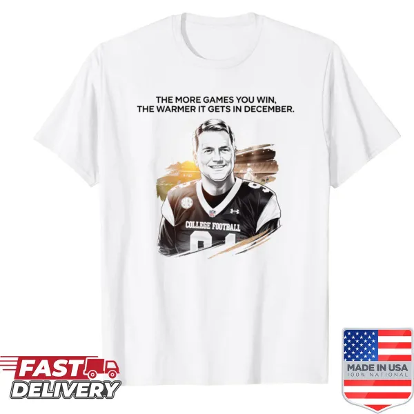 Oversized shirt with humorous illustration of Lee Corso as a mascot