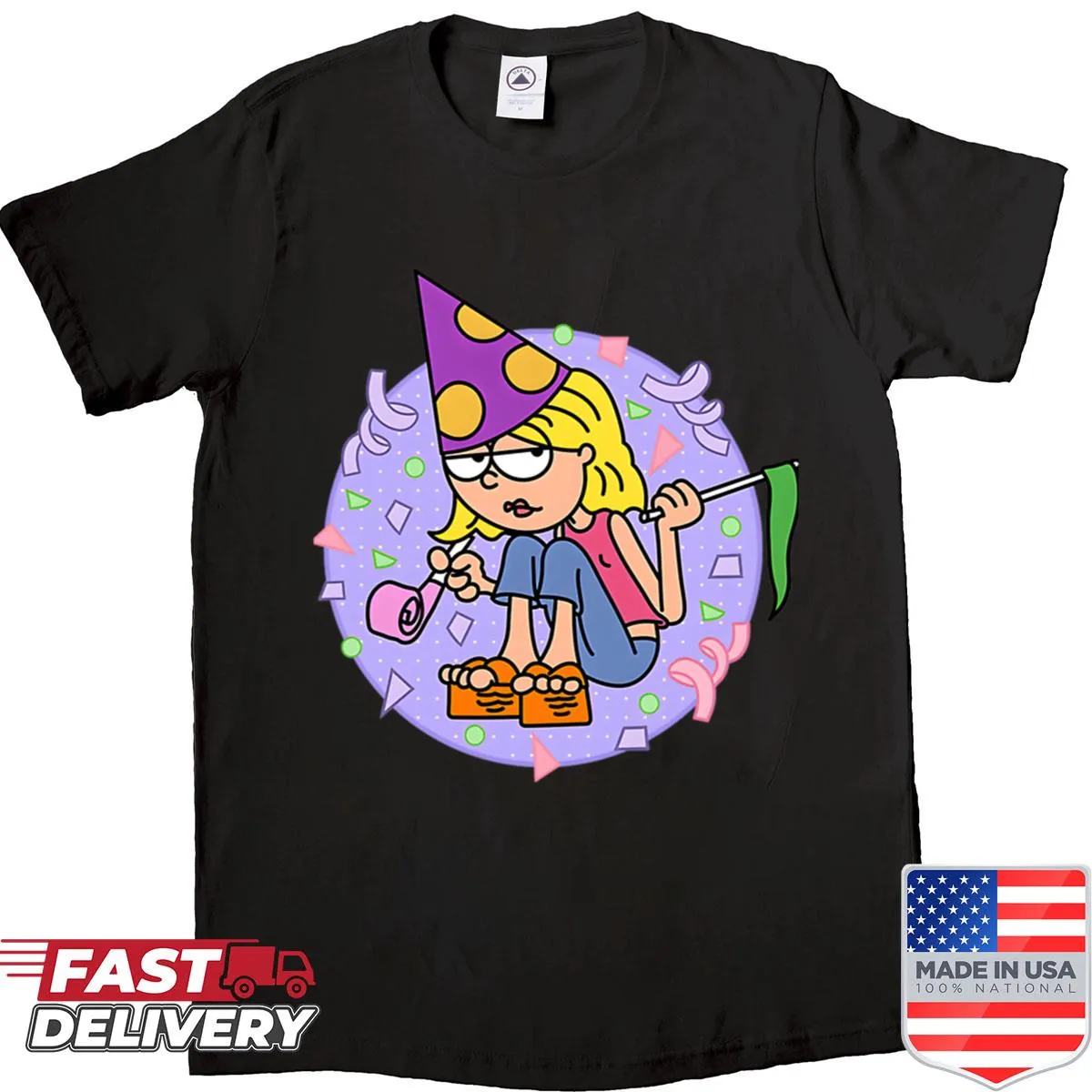 Funny cartoon T-shirt for kids inspired by classic movies