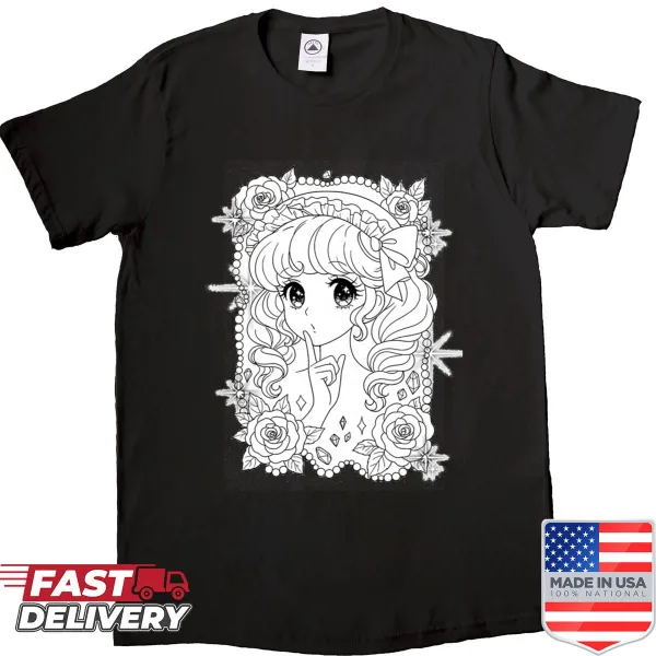 Cute anime girl design inspired by shoujo manga