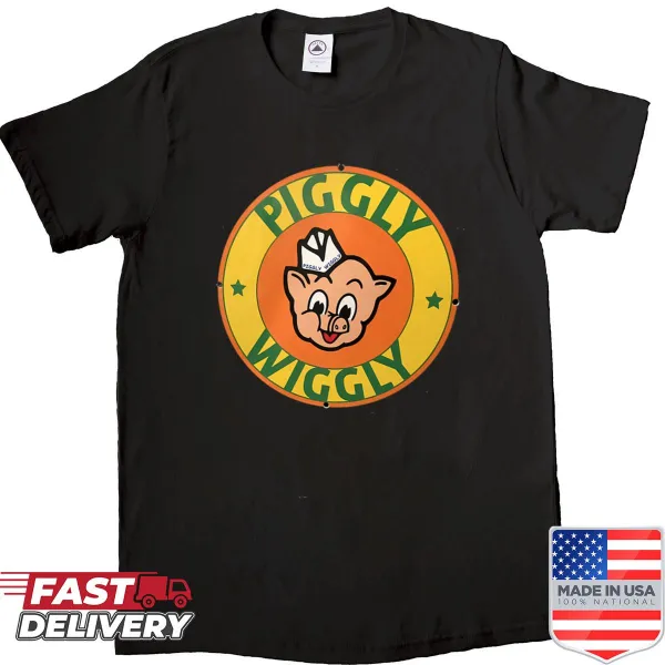 Vintage cartoon logo supermarket shirt