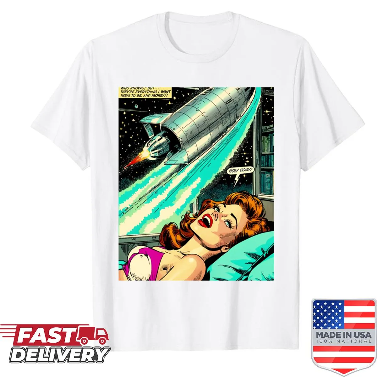 Imaginative Captain Sappho graphic T-shirt design