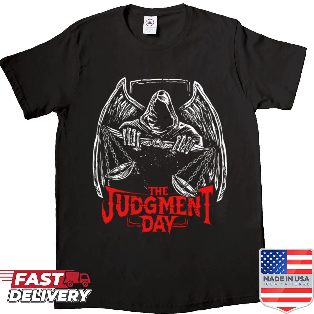 Illustrative shirt celebrating Bruce Springsteen's music.