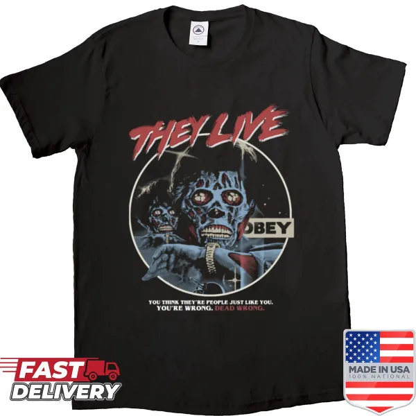 T-shirt inspired by John Carpenter's They Live film