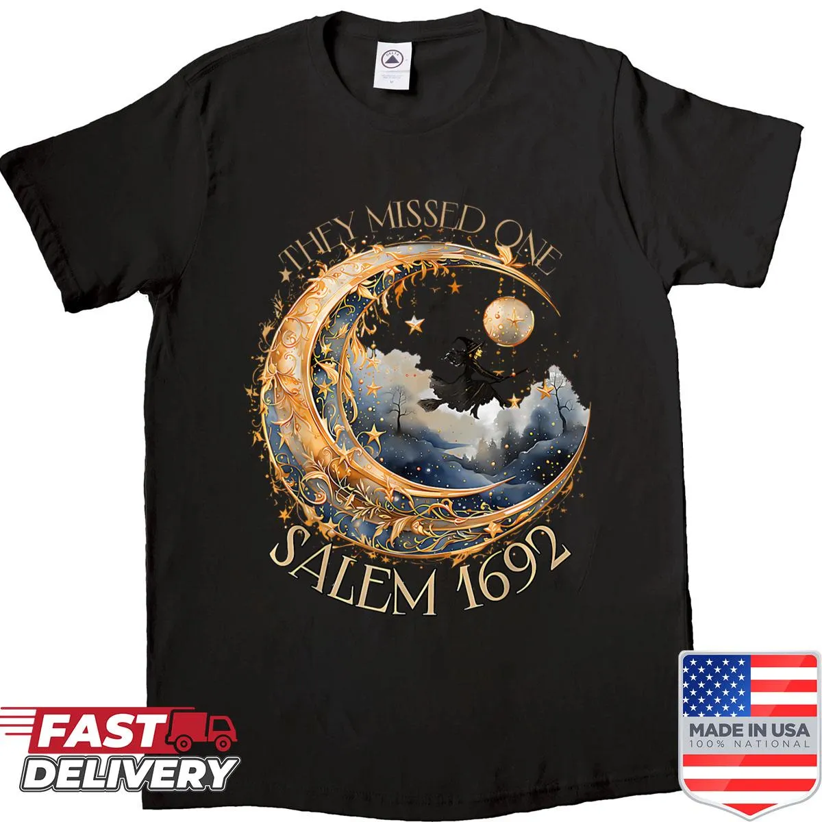 Feminist Halloween shirt inspired by Salem witch trials