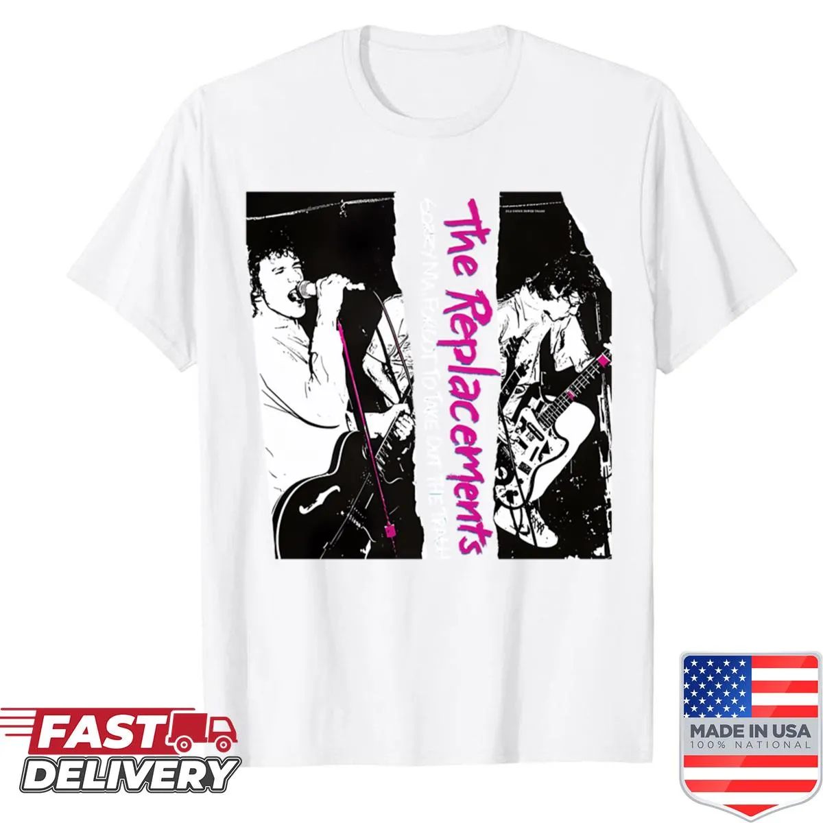 Vintage logo t-shirt celebrating greatest band hits
